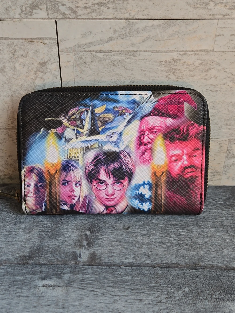 NWT Harry Potter Loungefly Wallet Hogwarts Full Zipper